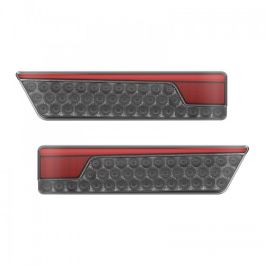 LED Autolamps 355BARWM-2 12/24V Multifunction Rear Lamp With Dynamic Indicator - Black Twin Pack PN: 355BARWM-2
